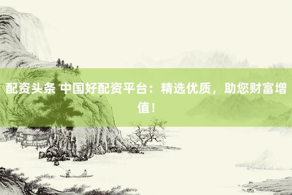 配资头条 中国好配资平台：精选优质，助您财富增值！