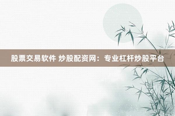 股票交易软件 炒股配资网:专业杠杆炒股平台